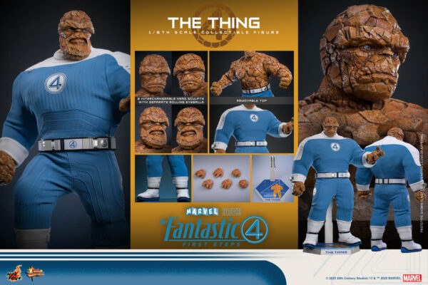 THING (1) Hot Toys The Fantastic Four First Steps - The Thing - Imagen 1