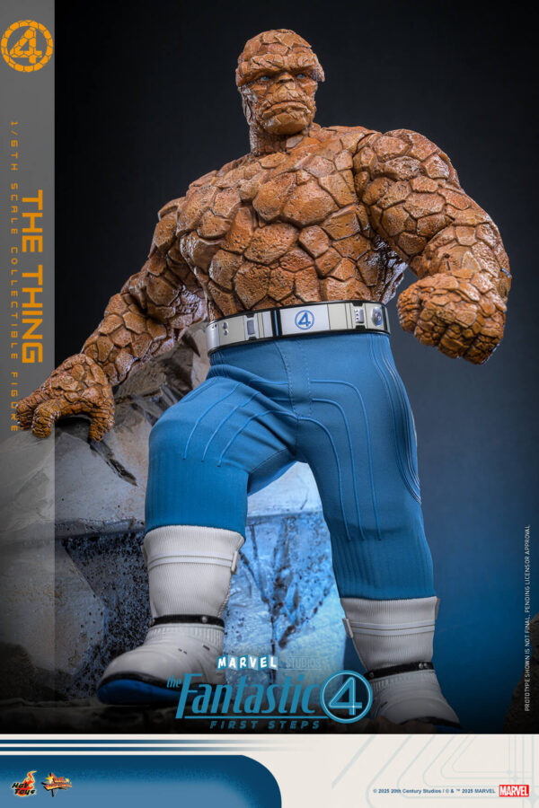 THING (8) Hot Toys The Fantastic Four First Steps - The Thing - Imagen 9