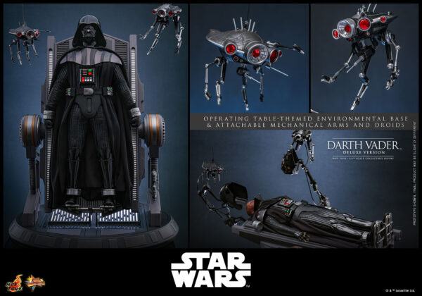 VaderDXIII (3) Hot Toys Star Wars Episode III - Darth Vader Deluxe Edition - Imagen 4