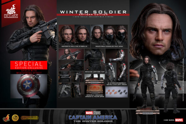 WinterArtisan (1) Hot Toys Captain America The Winter Soldier - Winter Soldier Artisan Special Edition - Imagen 1