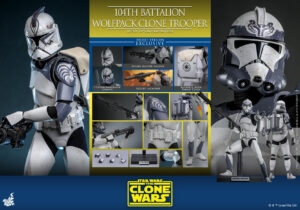 Hot Toys Star Wars The Clone Wars - 104Th Batalion Wolfpack Clone Trooper Deluxe