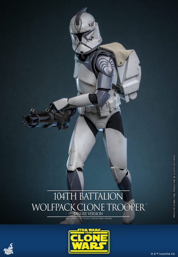 Wolfpack (10) Hot Toys Star Wars The Clone Wars - 104Th Batalion Wolfpack Clone Trooper Deluxe - Imagen 11