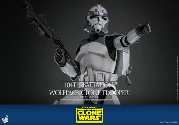 Wolfpack (13) Hot Toys Star Wars The Clone Wars - 104Th Batalion Wolfpack Clone Trooper Deluxe - Imagen 14