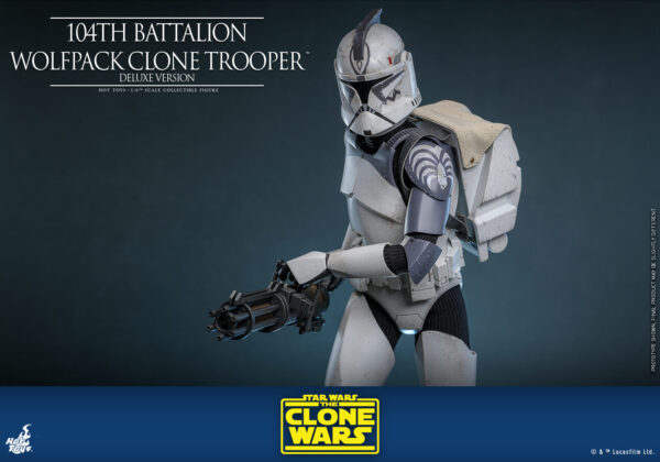 Wolfpack (15) Hot Toys Star Wars The Clone Wars - 104Th Batalion Wolfpack Clone Trooper Deluxe - Imagen 16