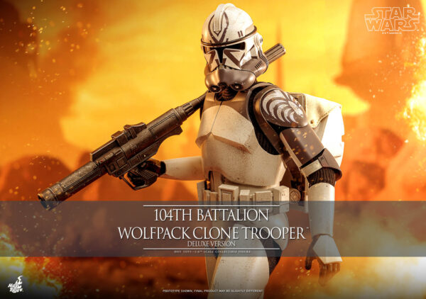 Wolfpack (7) Hot Toys Star Wars The Clone Wars - 104Th Batalion Wolfpack Clone Trooper Deluxe - Imagen 8