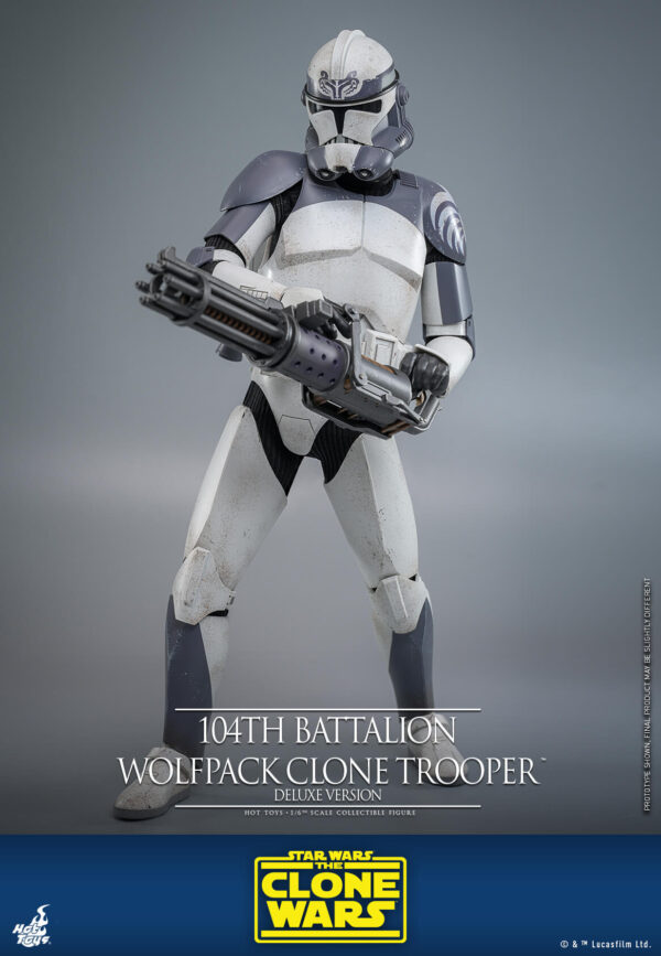 Wolfpack (9) Hot Toys Star Wars The Clone Wars - 104Th Batalion Wolfpack Clone Trooper Deluxe - Imagen 10