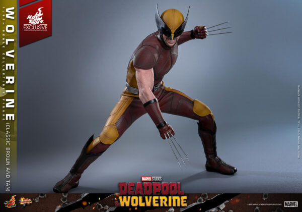 WolvClassic (10) Hot Toys Deadpool and Wolverine - Wolverine (Classic Brown and Tan) - Imagen 11