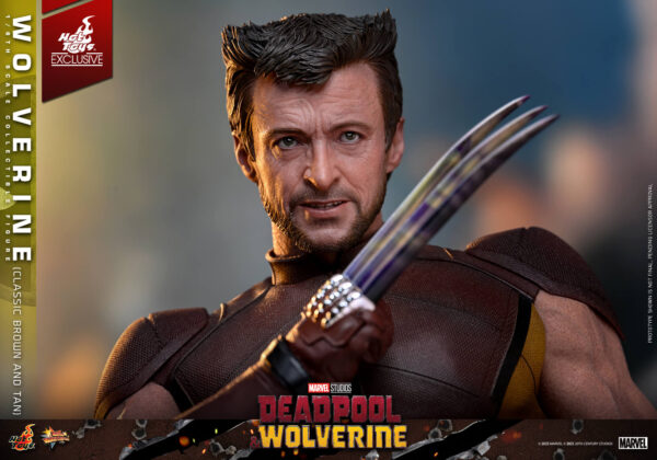 WolvClassic (13) Hot Toys Deadpool and Wolverine - Wolverine (Classic Brown and Tan) - Imagen 14