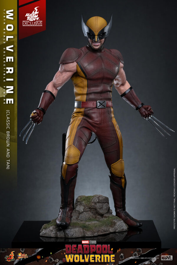 WolvClassic (3) Hot Toys Deadpool and Wolverine - Wolverine (Classic Brown and Tan) - Imagen 4