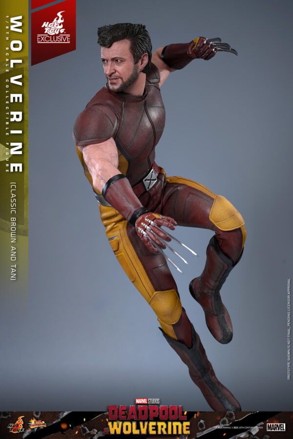 WolvClassic (4) Hot Toys Deadpool and Wolverine - Wolverine (Classic Brown and Tan) - Imagen 5