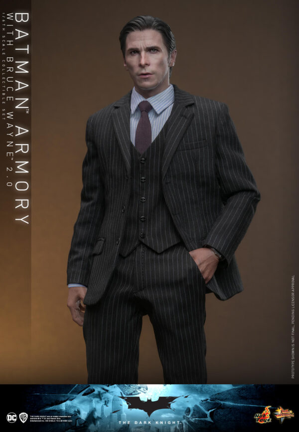 batarmory20 (11) Hot Toys The Dark Knight - Batman Armory with Bruce Wayne (2.0) - Imagen 12