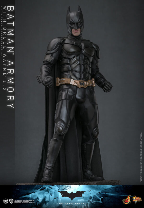 batarmory20 (13) Hot Toys The Dark Knight - Batman Armory with Bruce Wayne (2.0) - Imagen 14