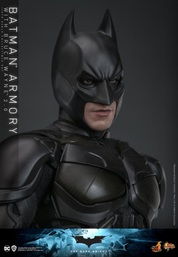 batarmory20 (15) Hot Toys The Dark Knight - Batman Armory with Bruce Wayne (2.0) - Imagen 16