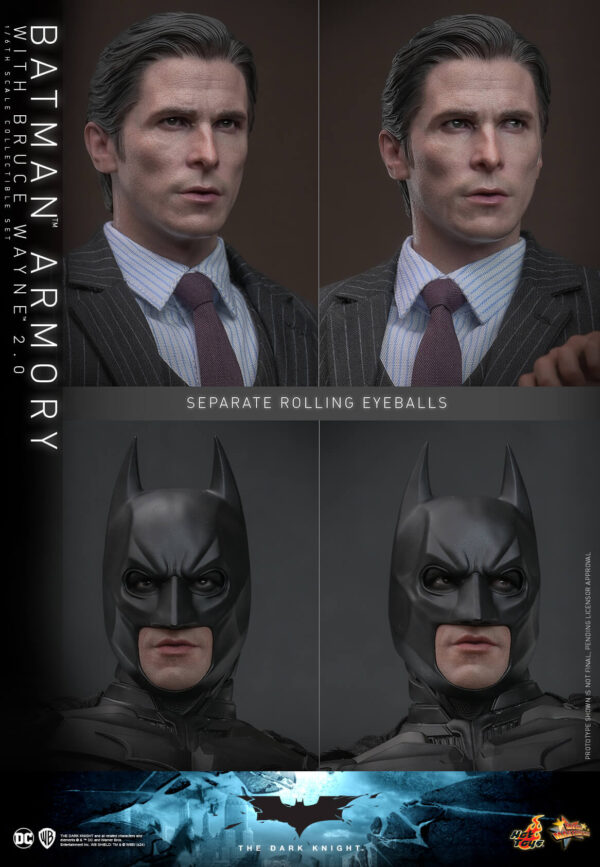 batarmory20 (18) Hot Toys The Dark Knight - Batman Armory with Bruce Wayne (2.0) - Imagen 19