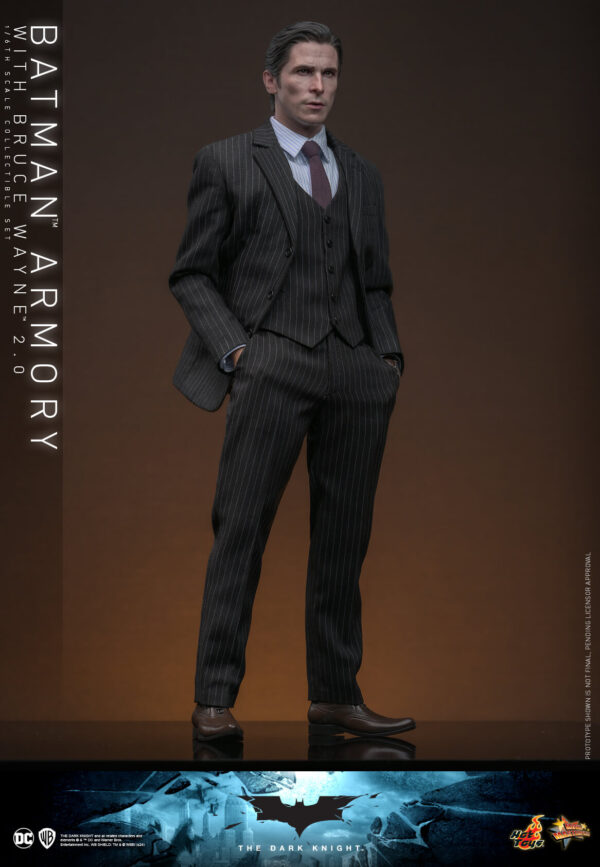 batarmory20 (2) Hot Toys The Dark Knight - Batman Armory with Bruce Wayne (2.0) - Imagen 3