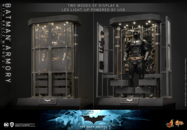 batarmory20 (20) Hot Toys The Dark Knight - Batman Armory with Bruce Wayne (2.0) - Imagen 21