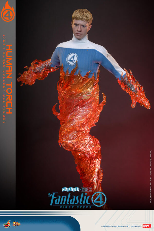 f4humantorch (12) Hot Toys The Fantastic Four First Steps - Human Torch - Imagen 13
