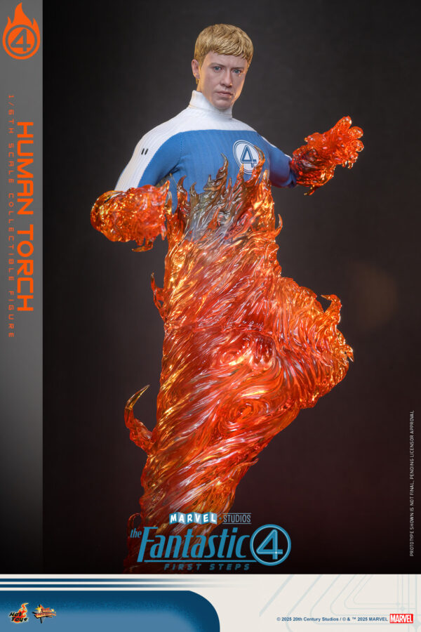 f4humantorch (15) Hot Toys The Fantastic Four First Steps - Human Torch - Imagen 16