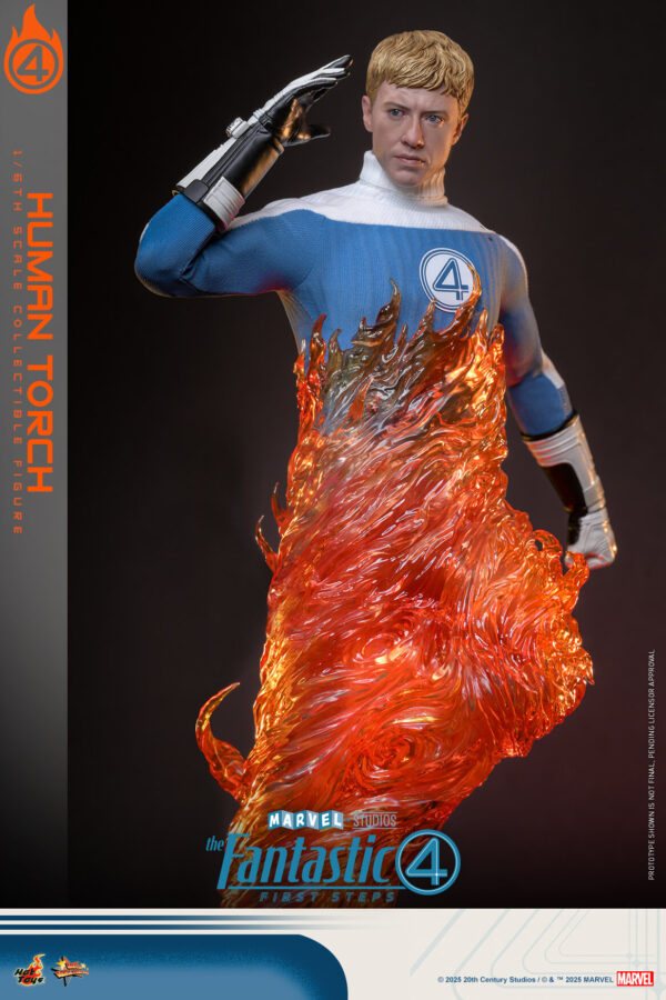 f4humantorch (16) Hot Toys The Fantastic Four First Steps - Human Torch - Imagen 17