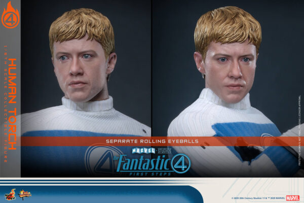 f4humantorch (4) Hot Toys The Fantastic Four First Steps - Human Torch - Imagen 5