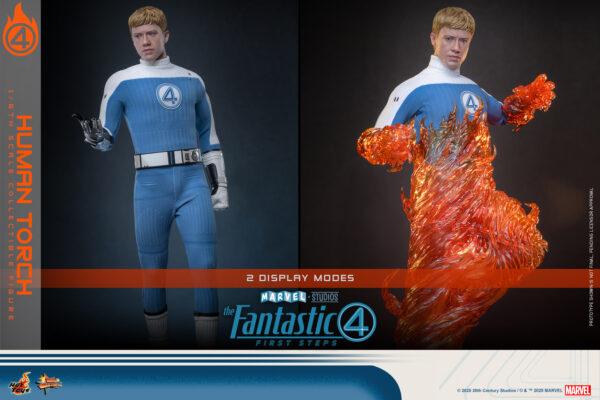 f4humantorch (7) Hot Toys The Fantastic Four First Steps - Human Torch - Imagen 8