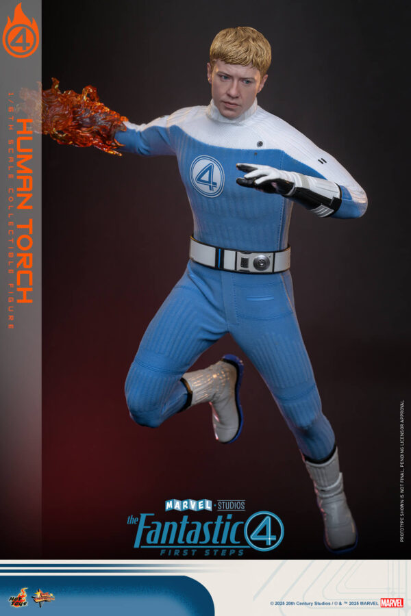 f4humantorch (8) Hot Toys The Fantastic Four First Steps - Human Torch - Imagen 9