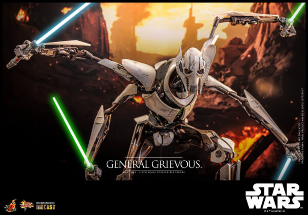 grievious (12) Hot Toys Star Wars Episode III - General Grievious - Imagen 13