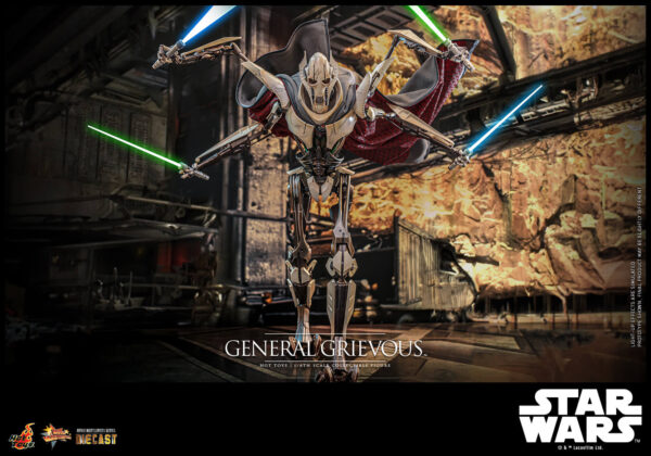 grievious (13) Hot Toys Star Wars Episode III - General Grievious - Imagen 14