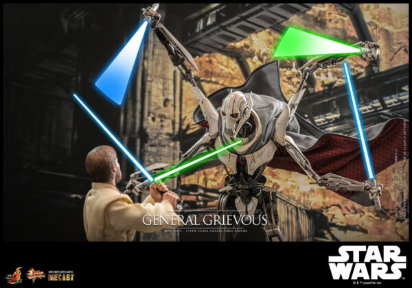 grievious (15) Hot Toys Star Wars Episode III - General Grievious - Imagen 16