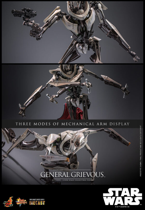 grievious (18) Hot Toys Star Wars Episode III - General Grievious - Imagen 19