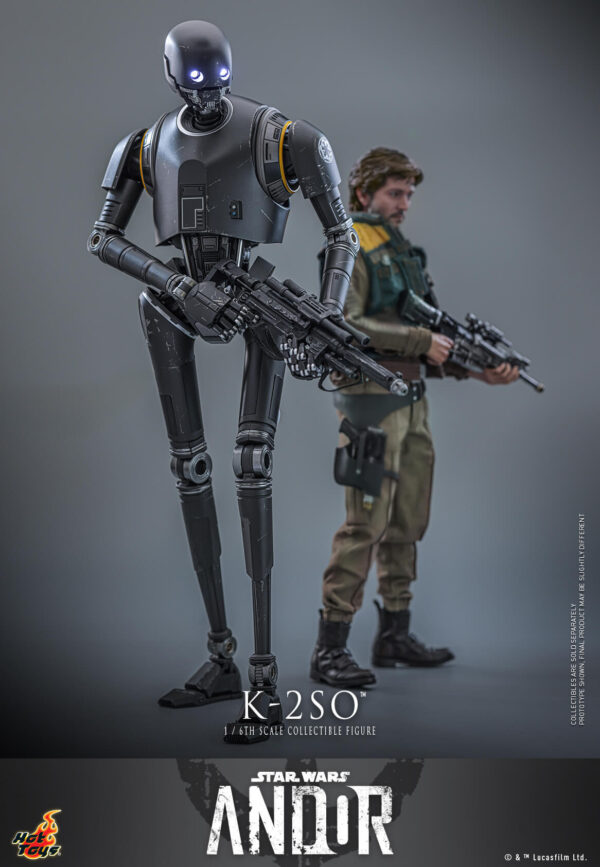 k2so (5) Hot Toys Star Wars Andor - K-2SO - Imagen 6