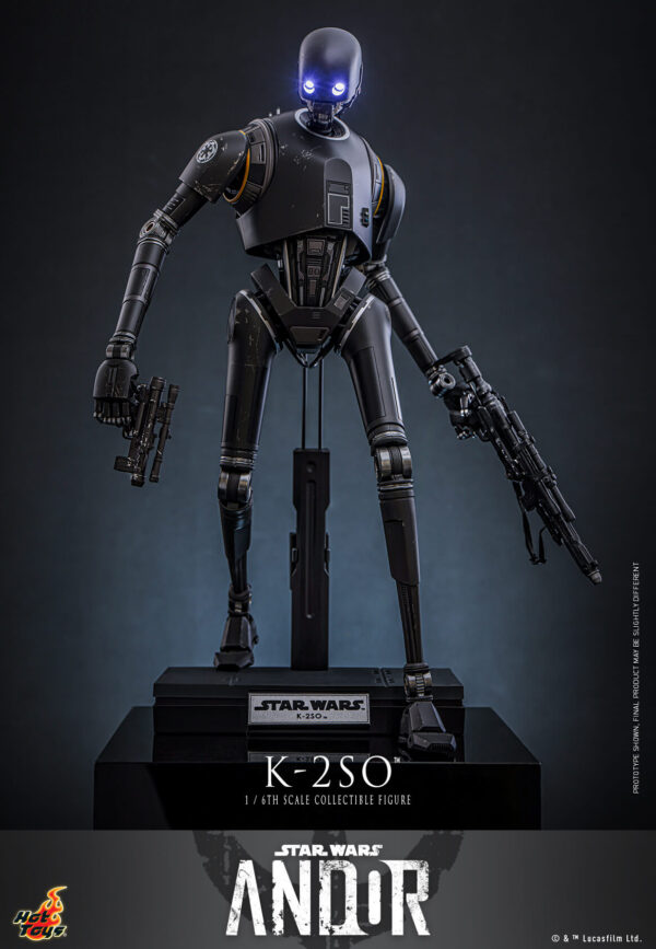 k2so (8) Hot Toys Star Wars Andor - K-2SO - Imagen 9