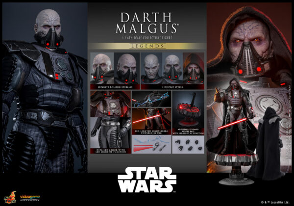 malgus (1) Hot Toys Star Wars Legends - Darth Malgus - Imagen 1