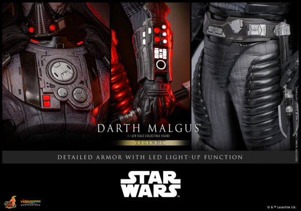 malgus (16) Hot Toys Star Wars Legends - Darth Malgus - Imagen 17