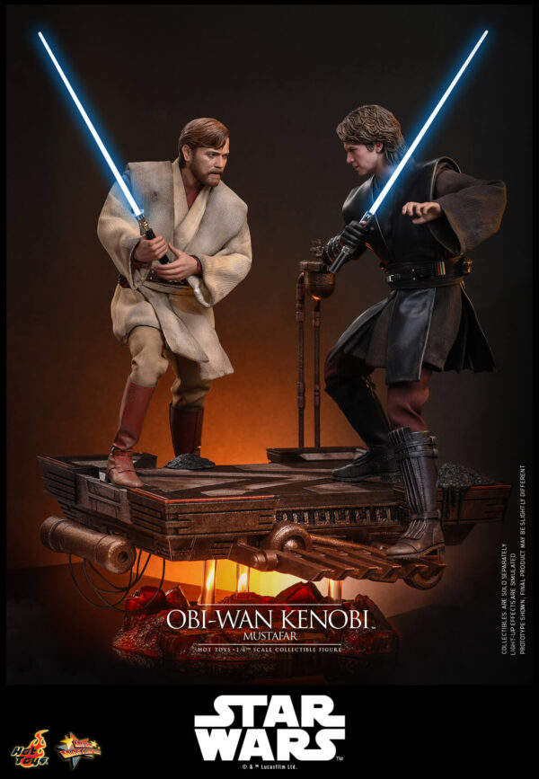 owkmustafar (12) Hot Toys Star Wars Episode III - Obi Wan Kenobi (Mustafar) - Imagen 13