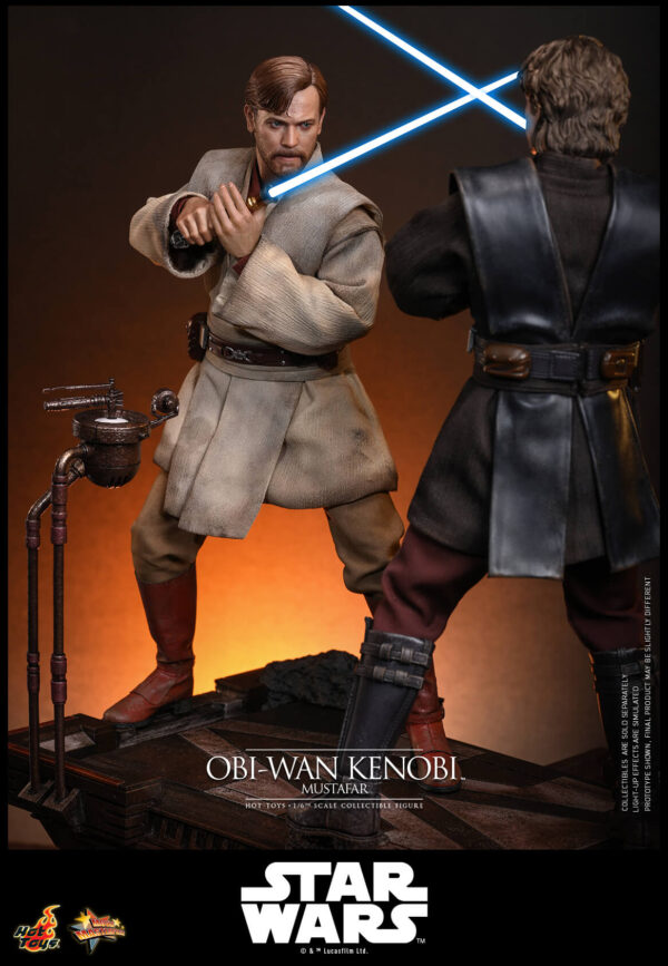owkmustafar (14) Hot Toys Star Wars Episode III - Obi Wan Kenobi (Mustafar) - Imagen 15