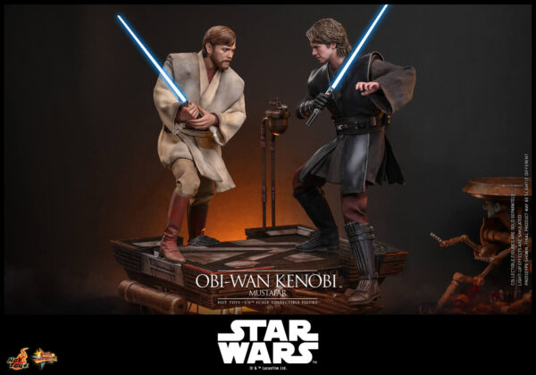 owkmustafar (17) Hot Toys Star Wars Episode III - Obi Wan Kenobi (Mustafar) - Imagen 18