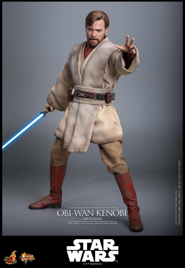owkmustafar (2) Hot Toys Star Wars Episode III - Obi Wan Kenobi (Mustafar) - Imagen 3
