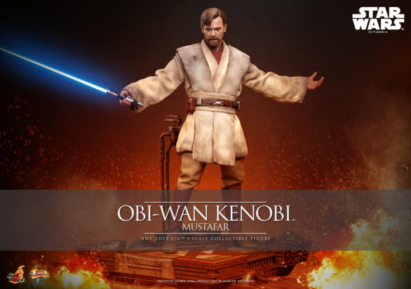 owkmustafar (4) Hot Toys Star Wars Episode III - Obi Wan Kenobi (Mustafar) - Imagen 5
