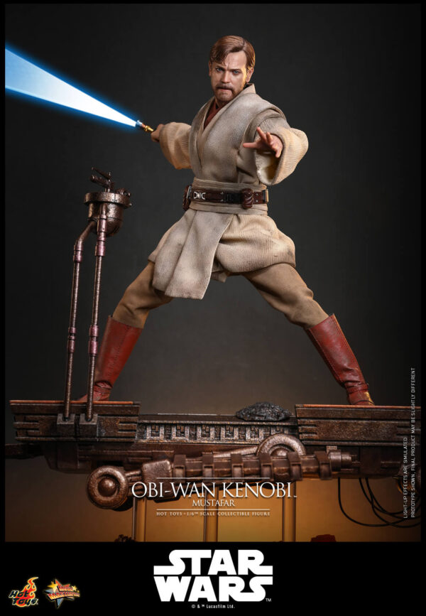 owkmustafar (8) Hot Toys Star Wars Episode III - Obi Wan Kenobi (Mustafar) - Imagen 9
