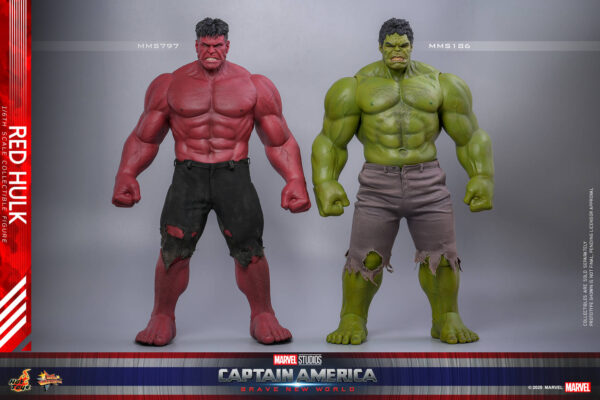 redhulk (2) Hot Toys Captain America Brave New World - Red Hulk - Imagen 3