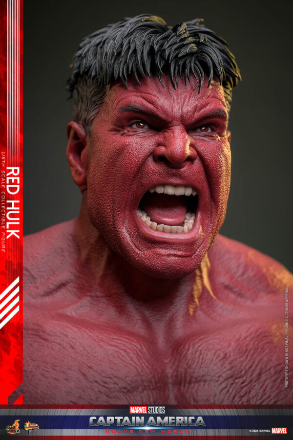 redhulk (3) Hot Toys Captain America Brave New World - Red Hulk - Imagen 4