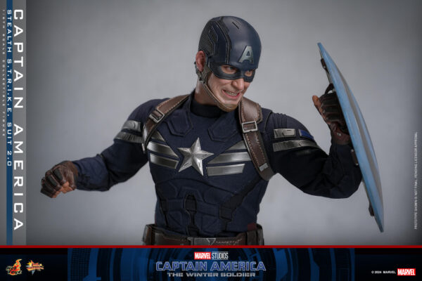 strike (12) Hot Toys Captain America The Winter Soldier - Captain America (Stealth S.T.R.I.K.E. Suit) 2.0 - Imagen 13