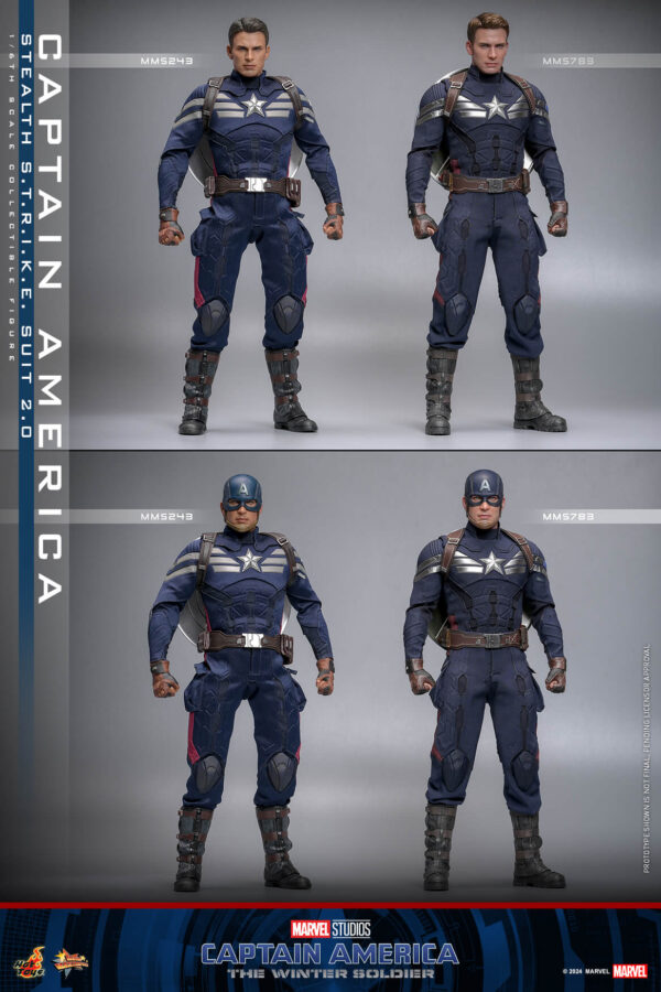 strike (15) Hot Toys Captain America The Winter Soldier - Captain America (Stealth S.T.R.I.K.E. Suit) 2.0 - Imagen 16