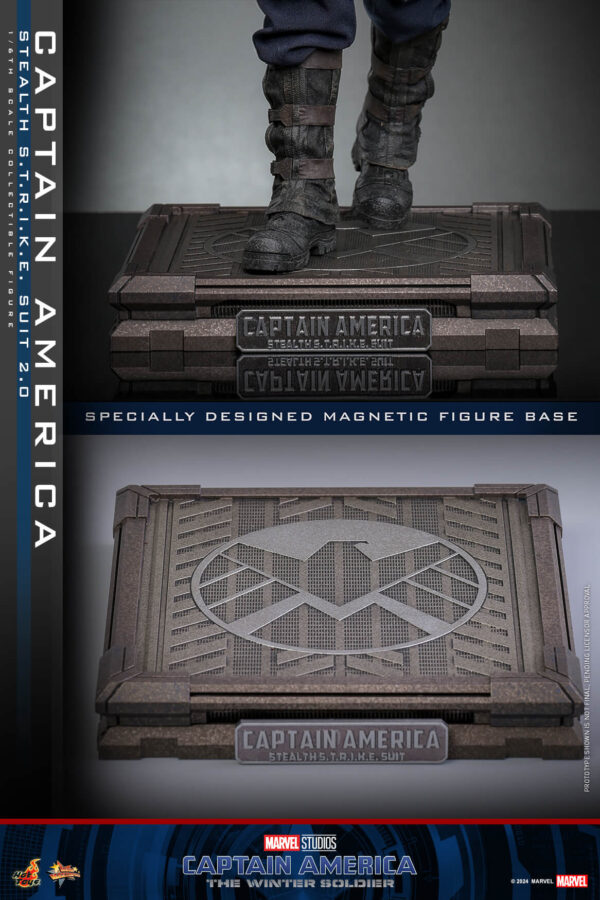 strike (3) Hot Toys Captain America The Winter Soldier - Captain America (Stealth S.T.R.I.K.E. Suit) 2.0 - Imagen 4