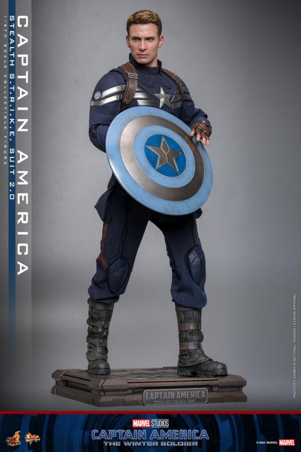 strike (4) Hot Toys Captain America The Winter Soldier - Captain America (Stealth S.T.R.I.K.E. Suit) 2.0 - Imagen 5