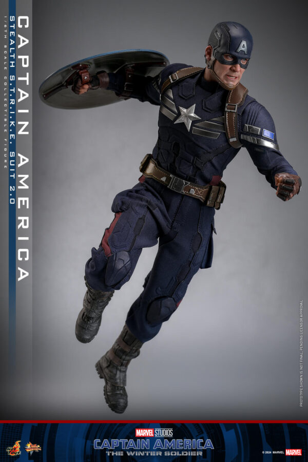 strike (7) Hot Toys Captain America The Winter Soldier - Captain America (Stealth S.T.R.I.K.E. Suit) 2.0 - Imagen 8