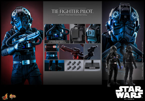tiefighter (1) Hot Toys Star Wars Episode IV - Tie Fighter Pilot - Imagen 1