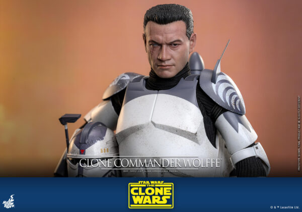 wolffe (11) Hot Toys Star Wars The Clone Wars - Clone Commander Wolffe - Imagen 12
