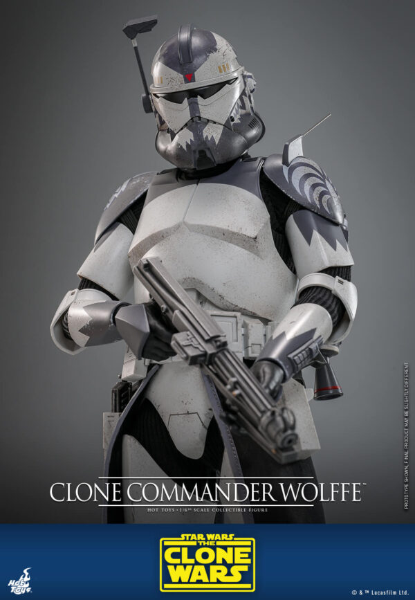 wolffe (12) Hot Toys Star Wars The Clone Wars - Clone Commander Wolffe - Imagen 13